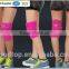 Compression neoprene knee support with adjustable spring support