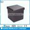 square PU leather bench seat