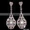 China wholesale high quality charm 92.5 sterling silverdiamond earring fashion jewelry
