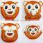 Factory Cheap Custom Plush Emoji Pillows/emoji monkey pillows/emoji plush monkey