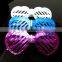 Glow in Dark Toys Glasses LED Light Flashing Heart Window-shades Mask Glasses Toy Light Up Party Supplies Kids Gift