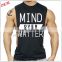 Mens New Low Cut Workout T-Shirt Bodybuilding Tank Top Black Moisture-wicking Muscle Tank Top Shirt                        
                                                Quality Choice