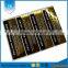 Glossy Waterproof Gold Embossed Foil Labels