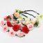 Candy color rose baby headwear children hair accessories flower headband