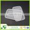Free sample customized white disposable plastic food container