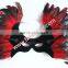 New Products 2016 Big Beautiful Design Red Cock Feather Mask And Venetian Mask For Birthday Party Mask Decoration