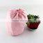 2016 hot sale fine polyester round bottom drawstring packing bags
