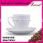 porcelain cappuccino decal classic coffee cup and saucer set
