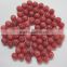 wholesale high quality gemstone red dye jade round beads jewelry