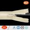 China XLY zipper #3 open end polyester tape cheap price invisible zipper
