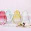 Decorative fancy empty reed diffuser perfume glass bottles with cork top 4oz
