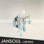 moroccan cheap decorative candle wall sconces with blue crystal chandelier for interior decoration