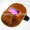 Cowhide electric welding protective mask glasses and mask can be separated