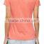 The deep v neck slub cotton t-shirt