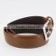 2015 man sample smooth genuine leather belt with silver pin accessories for jeans
