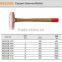 High Quality Mallet Copper Hammer With Wooden Handle