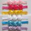 fashionable rose flower shape fabric elastic headband