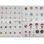 Sewing 2 Holes colorful trees Round Pattern Wood Buttons 2.5cm