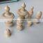 decorative carved wood finials