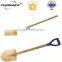 Wooden handle garden shovel/non sparking brass shovel/oil gas tools