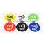 Hot Sale PET NFC Tag Stickers Adhesive RFID Tags Label 6 DIfferent Colors Alarm Clock Control All Phones