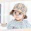 2016 newborn baby girls checkered summer hat