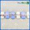 Wholesale children fancy funny cute erasers sets in bule or white color printed cute face