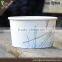 140ml Ice Cream Cup Paper Lid Disposable Printed