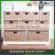 Custom Wood Frame Wicker Basket Antique Furniture