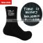 Fashion design your own embroidery logo all styles socks