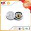 16mm round custom grey rubber metal snap button