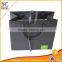 Eco-friendly black folding paper shopping bag with slogan                        
                                                                                Supplier's Choice
