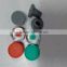 Pharmaceutical glass vial and rubber stoppers