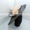 Elegant Black Sinamay Hat Base Fascinators Wholesale For Church /Wedding T210                        
                                                Quality Choice