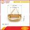 New design customized hollowed metal bag accessories