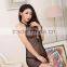 Sexy Lingerie Black see-through Lace Chemise Dress Babydoll Nightwear