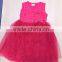 no sleeve sweet boutique party dress for Girl garment/ Clothes colorful Dress