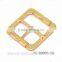 Hot selling elegant gold surface coating pin bar buckle for belt handbag