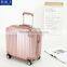 Ultralight ABS PC Hard Shell 360 Degree Spinner Trolley Case 18" Pilot Cabin Suitcase