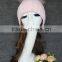 Latest Brand New Stripe Hat With Raccoon Fur Pompom Wool Hat Knitted Beanie Hat
