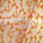 Best selling nigeria special swiss design double orangze lace fabric with stones