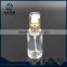 High quality 30ml/50ml clear cylinder glass lotion bottle