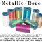China factory low price pure silver and pure gold metallic cord rope factory