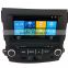 car dvd player with gps navigation and bluetooth for mitsubishi OUTLANDER with Rear View Camera GPS BT TV Radio RDS