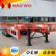 Low price China 3 axle mini flat truck trailer