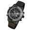 INFANTRY Men's Sport Multi Function Black Silver Watch