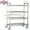 Four-layer tea trolley