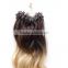 remy human hair soft and last long time micro bead ombre hair extensions