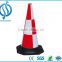 Rubber Traffic Cone Used on Road