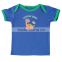 factory price cheap affordable print letter funny dinosaur pattern baby football shirt
